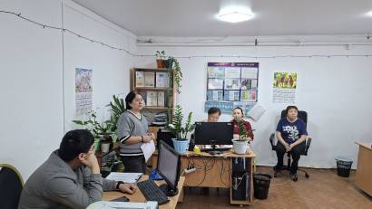 Рабочее совещание с сотрудниками