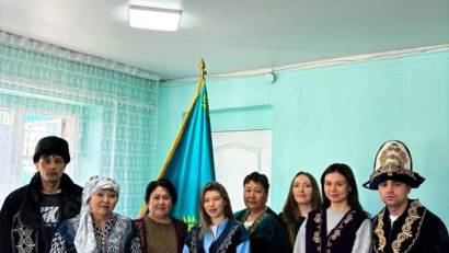 "СҚО әкімдігінің ветеринария басқармасы" КММ "Тимирязев ауданының Ветеринарлық станциясы" ШЖҚ МКК ұжымы Ұлттық киім күнімен құттықтайды!