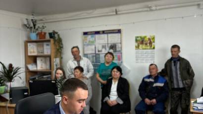 "СҚО әкімдігінің ветеринария басқармасы" КММ "Тимирязев ауданының ветеринариялық станциясы" ШЖҚ МКК ұжымымен жұмыс кеңесі